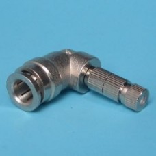BRASS SLIP LOCK ELBOW WITH ONE OUTLET FOR NOZZLE(Code-268) 